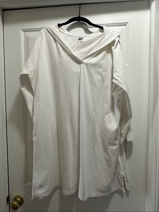 Lands' End Other - Lands' End White Hooded Swim Coverup